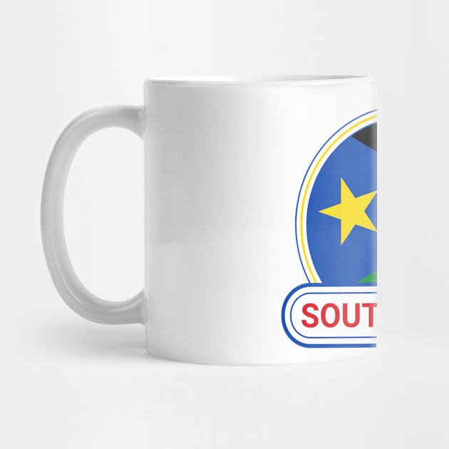 South Sudan Country Badge - South Sudan Flag by Yesteeyear